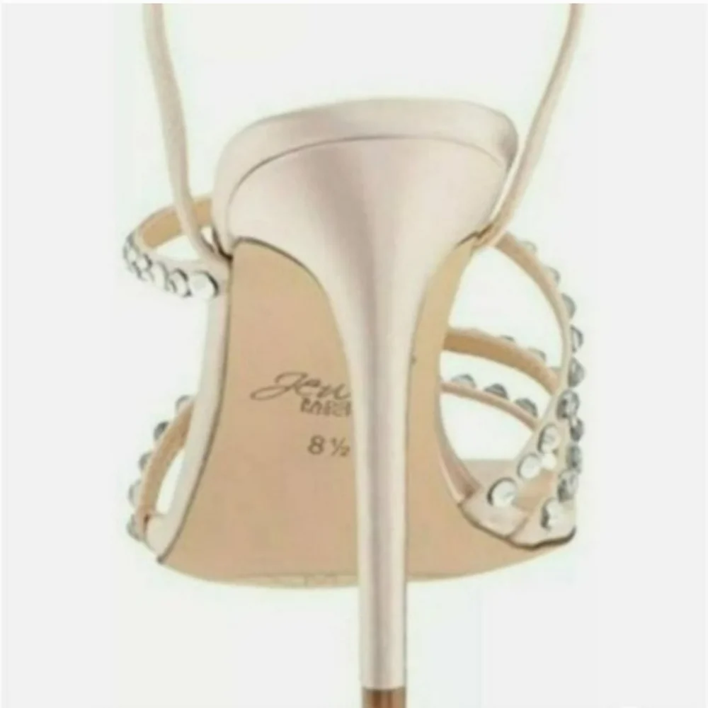 Jewel by Badgley Mischka Marimba Satin Sandal - Picture 3 of 7